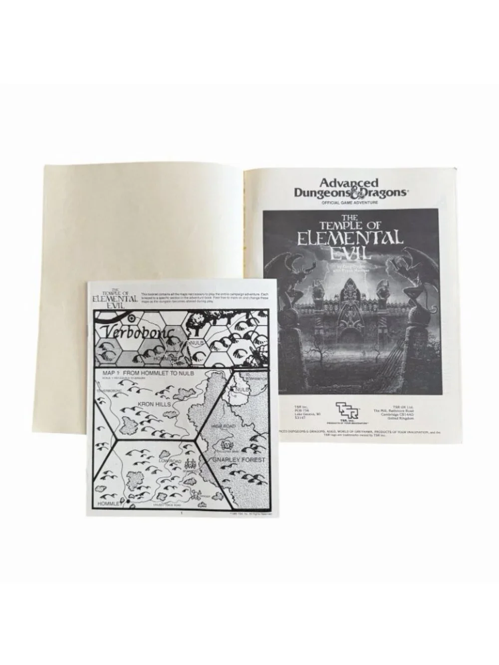 1985 The Temple Of Elemental Evil for AD&D Advanced Dungeons & Dragons
